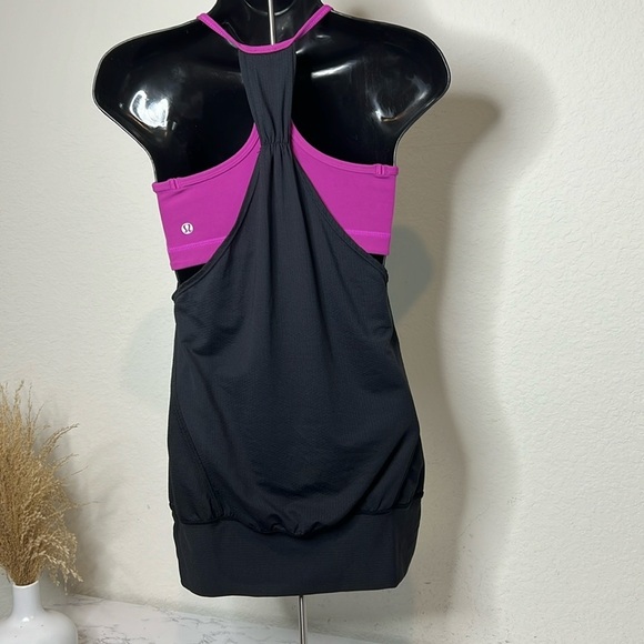 LULULEMON workout tank with built in sports bra Size 4 - Picture 2 of 12
